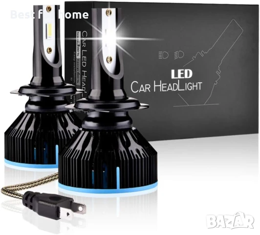 LTPAG H7 LED крушки за фарове, 12000LM -2 броя