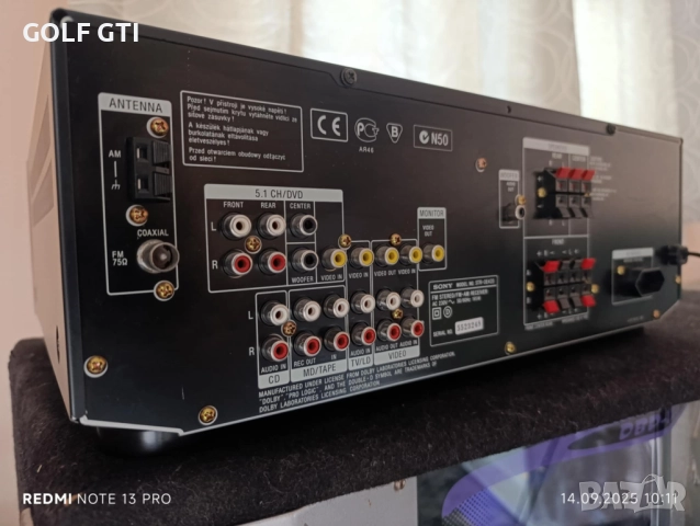  Мощен ресийвър 5-канален Sony Str-de435, снимка 7 - Ресийвъри, усилватели, смесителни пултове - 51707156
