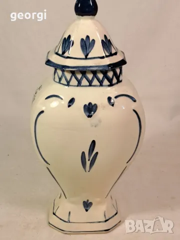 холандски порцеланов буркан Delft  6/1, снимка 5 - Колекции - 49278975