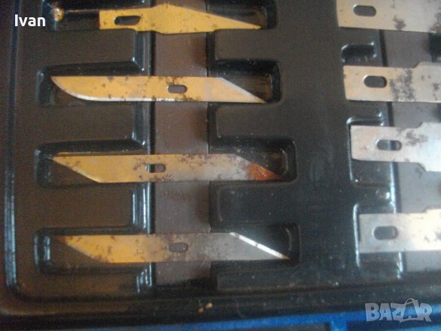 Старо Качество 44 бр. Фини Резци За Обработка на Дърво и Дърворезба-Непълен Комплект-Голям-HBM, снимка 12 - Други инструменти - 43501037