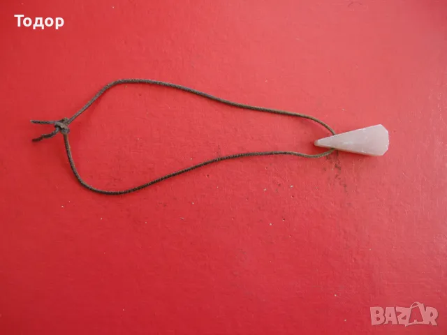 Колие гердан от кожа и естествен камък , снимка 3 - Колиета, медальони, синджири - 49613951