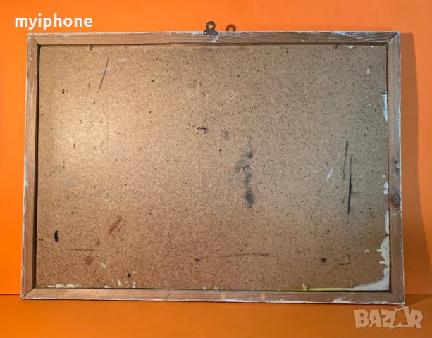 Картина масло 53,5 см. на 38,5 см. масло подписана, снимка 2 - Картини - 43886952