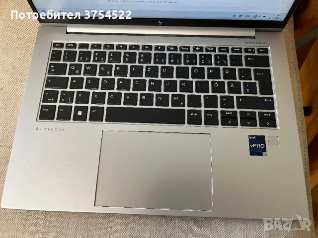 Лаптоп HP - EliteBook 840 G9, 14'', WUXGA, i7, 32GB/512 TOUCH сребрист, снимка 14 - Лаптопи за работа - 49507973