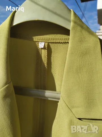 Дамско сако 42 номер дамска горна дреха зелено сако , снимка 4 - Якета - 50328132