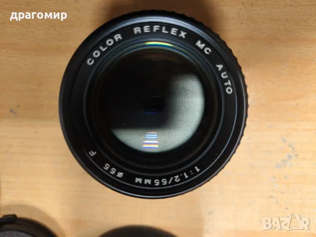 COLOR REFLEX MC AUTO 1:1,2/55 мм F  за PENTAX , снимка 4 - Обективи и филтри - 47939060