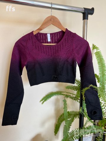 НОВА Къса спортна блуза. КОД 656