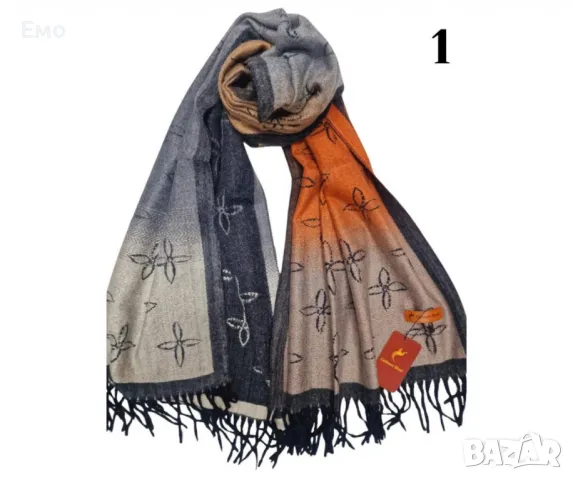 Елегантен дамски шал с изтънчен дизайн и стилни цветови комбинации, снимка 2 - Шалове - 48464111