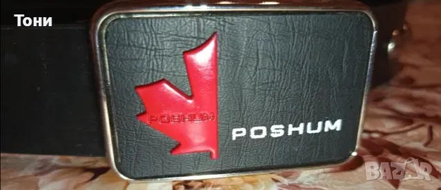 POSHUM Нов Дамски Кожен Колан 100см., снимка 5 - Колани - 49609709