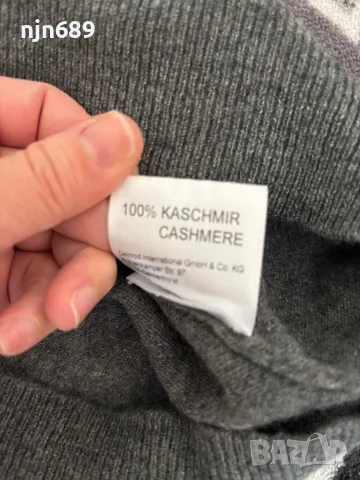 100% кашмир, снимка 3 - Блузи с дълъг ръкав и пуловери - 48699196