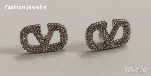 обеци Валентино, снимка 4 - Обеци - 52391180