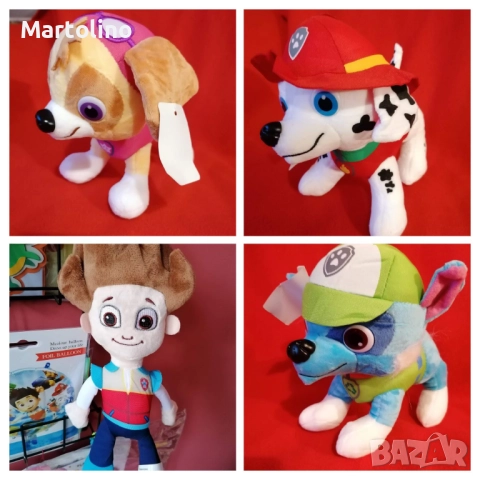 Нови плюшени играчки пес патрул, снимка 2 - Плюшени играчки - 52850854