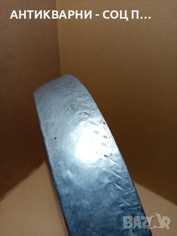 Стара Ръчно Кована Медна Тава За Баница. , снимка 9 - Антикварни и старинни предмети - 52057467