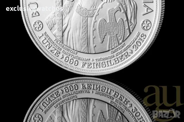 1 унция Сребърна гражданска монета от Германия 2013 г. - полирана , снимка 11 - Нумизматика и бонистика - 47546126