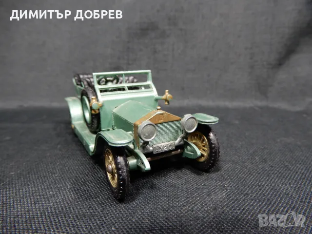СТАРА РЕТРО МЕТАЛНА КОЛИЧКА ROLLS ROYCE MATCHBOX MOY ENGLAND, снимка 5 - Колекции - 50154147