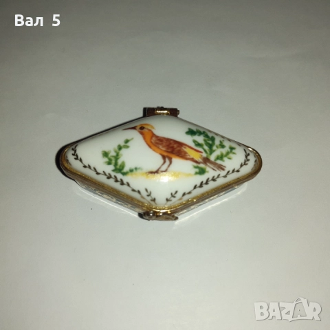 Изящна порцеланова кутийка DEL PRADO . Порцелан