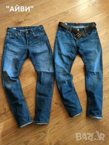 JACK & JONES мъжки еластични дънки, снимка 3 - Дънки - 53308039