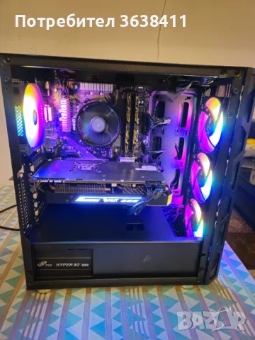 Геймърски компютър гаранция/Ryzen 5 5600 16GB,GTX 1080 8GB, 500 GB SSD, HDD 1TB, снимка 2 - Геймърски - 47894360