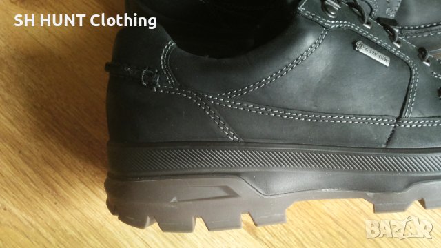 ECCO GORE-TEX Leather Shoes размер EUR 45 / UK 11 обувки естествена кожа водонепромукаеми - 667, снимка 4 - Ежедневни обувки - 43416002