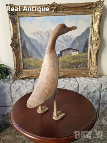 Чифт страхотни антикварни английски дървени фигури статуетки , снимка 8 - Статуетки - 50304666