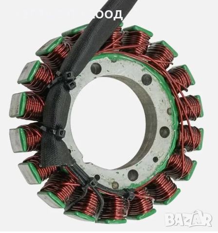 НОВ СТАТОР намотки звезда Yamaha Wolverine Bruin 350 Grizzly Rhino 660, снимка 5 - Части - 52069568