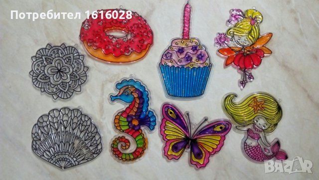 Нов комплект Гел - лепило с брокат - флумастери., снимка 5 - Други - 37897960