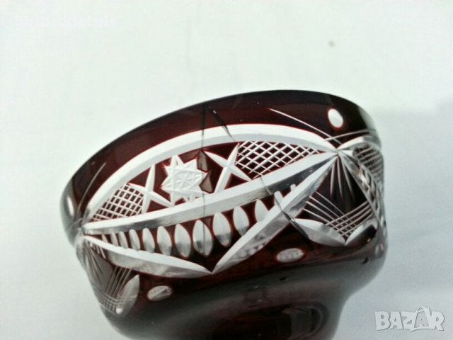 кристална чаша свещник , снимка 3 - Вази - 26952920