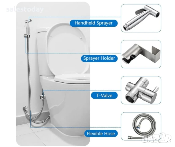 Душ за интимна хигиена, 1/2” резба, смесител за биде, снимка 3 - Други - 50385581