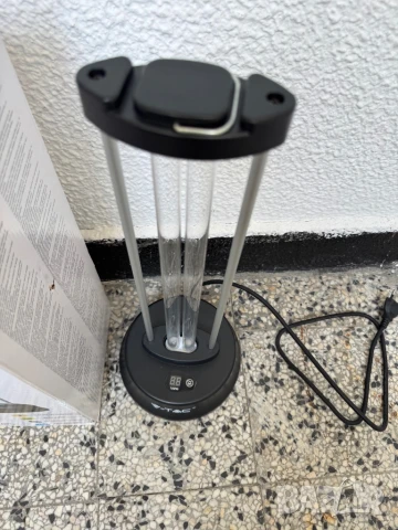  UV-C Лампа с Озон и Радарен Сензор - V-TAC VT-3229, За Стерилизация на Ново Ниво!, снимка 4 - Лед осветление - 51127309