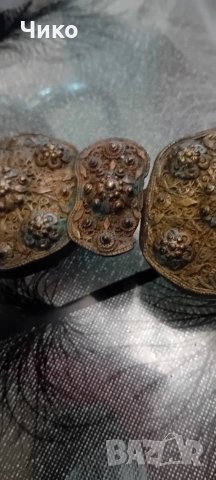 Старинен женски чапраз със колан, снимка 5 - Антикварни и старинни предмети - 53190160