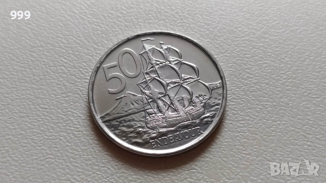 50 цента, 1 долар, 2 долара, 1 пени 1958, 1960, 1961 Нова Зеландия, снимка 4 - Нумизматика и бонистика - 46534055