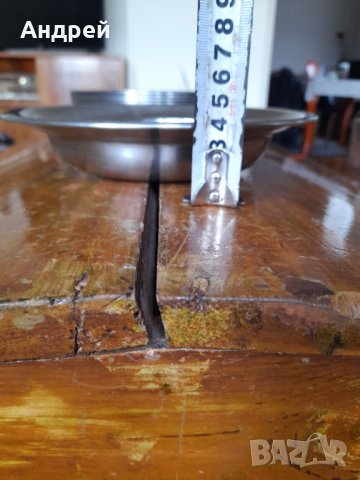 Стара неръждаема паница,паници,неръждавейка, снимка 4 - Антикварни и старинни предмети - 39376369