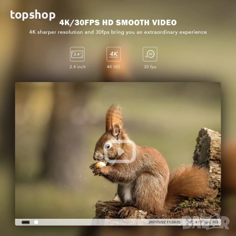 Ловна камера Findn Wifi 940 Pro 4K 30MP с приложение, изпращане на изображения към мобилна камера..., снимка 3 - IP камери - 51615200