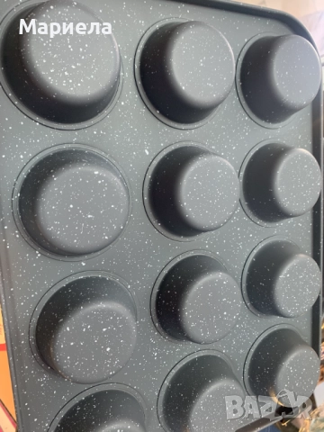 Комплект за сладкиши Bergner Незалепващо покритие , Сладкарски тави за мъфини и блатове, снимка 7 - Съдове за готвене - 51532142