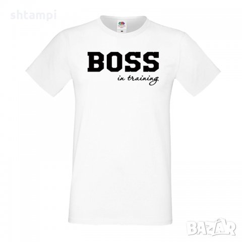 Мъжка тениска Boss in training, снимка 2 - Тениски - 33223572