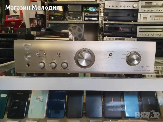 Усилвател DENON PMA-510AE Две по 70 вата на 4 ома.  В отлично техническо и визуално състояние.