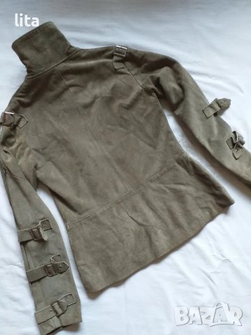 Кожено яке Размер М, снимка 5 - Якета - 49328565