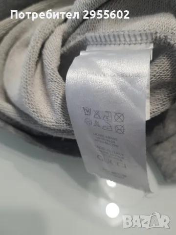GUCCI Donald Duck сив суитчър XL, снимка 3 - Суичъри - 47366037