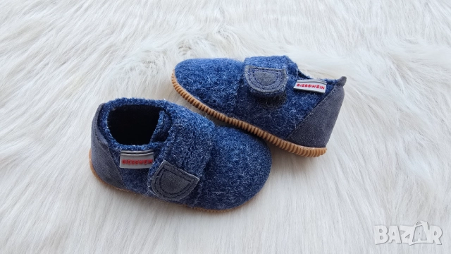 Детски пантофи Giesswein Oberstaufen №19 100% вълна, снимка 8 - Детски пантофи - 52326049