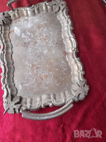 Стар поднос-табла, снимка 4 - Антикварни и старинни предмети - 40746716