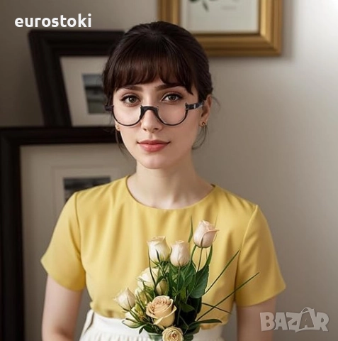 Комплект от 2 чифта диоптрични очила за четене AJYADO с калъфи, уникален винтидж дизайн за жени , снимка 6 - Слънчеви и диоптрични очила - 51672900