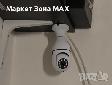 Умна охранителна 1080P HD С нощно виждане Камера под формата на крушка CAMLIGHT, снимка 2 - Комплекти за видеонаблюдение - 53571988