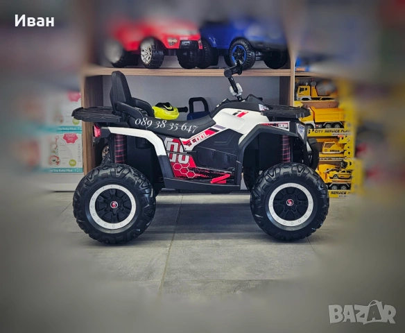 ТОП ЦЕНА!НОВО!Детско акумулаторно ATV/бъги Cool NEL с 12V батерия,EVA гуми,4x4,кожена седалка, снимка 3 - Други - 52059946