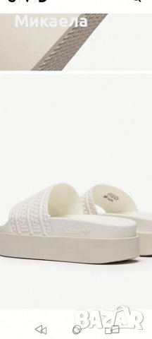 Adidas Adilette Bonegs W, чехли на платформа, снимка 7 - Чехли - 37495888