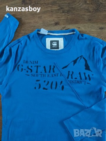 g-star - страхотна мъжка блуза КАТО НОВА, снимка 2 - Блузи - 42994177
