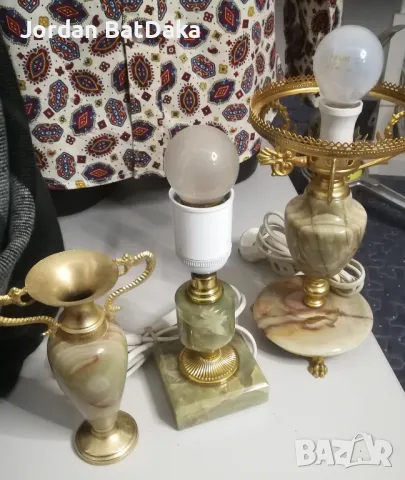 Лампи и свещник, снимка 2 - Настолни лампи - 50422639