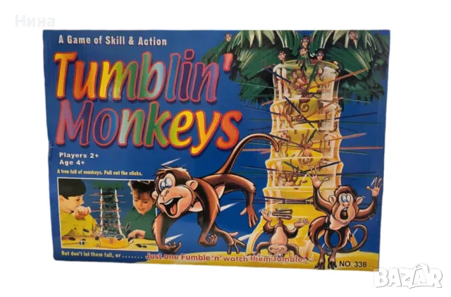 Настолна игра Tumblin' monkeys , снимка 3 - Образователни игри - 48247068