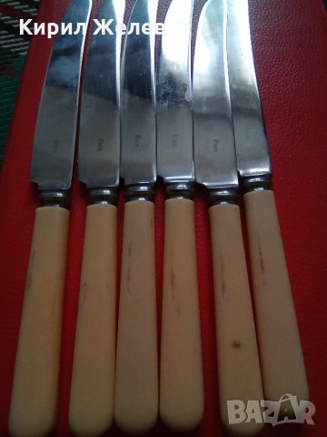 Стари руски ножчета лажички посребени , снимка 13 - Антикварни и старинни предмети - 23737056