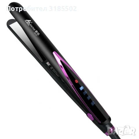 Професионална преса за изправяне на коса с турмалинови керамични плочи, снимка 4 - Друго оборудване - 51307163