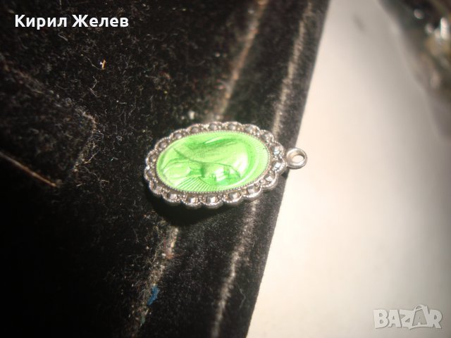 СРЕБЪРНА ЕМАЙЛИРАНА ИКОНА ИКОНКА - МЕДАЛЬОН 19362, снимка 3 - Колиета, медальони, синджири - 32318097