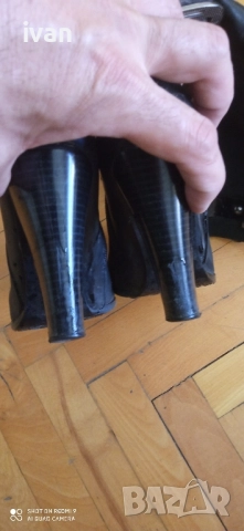 дамски официални ботуши от естествена кожа 38, снимка 16 - Дамски ботуши - 51758479